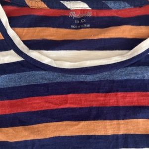 Madewell Xtra Small Stripped Short sleeve tee 70s